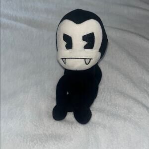 Bendy and the Ink Machine Edgar The Butcher Gang Spider Plush Black White HTF